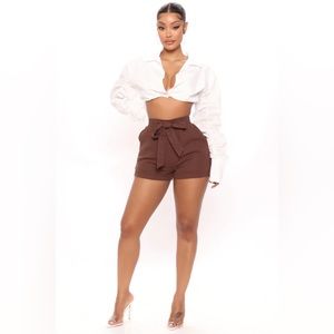 Lilian Shorts - Chocolate